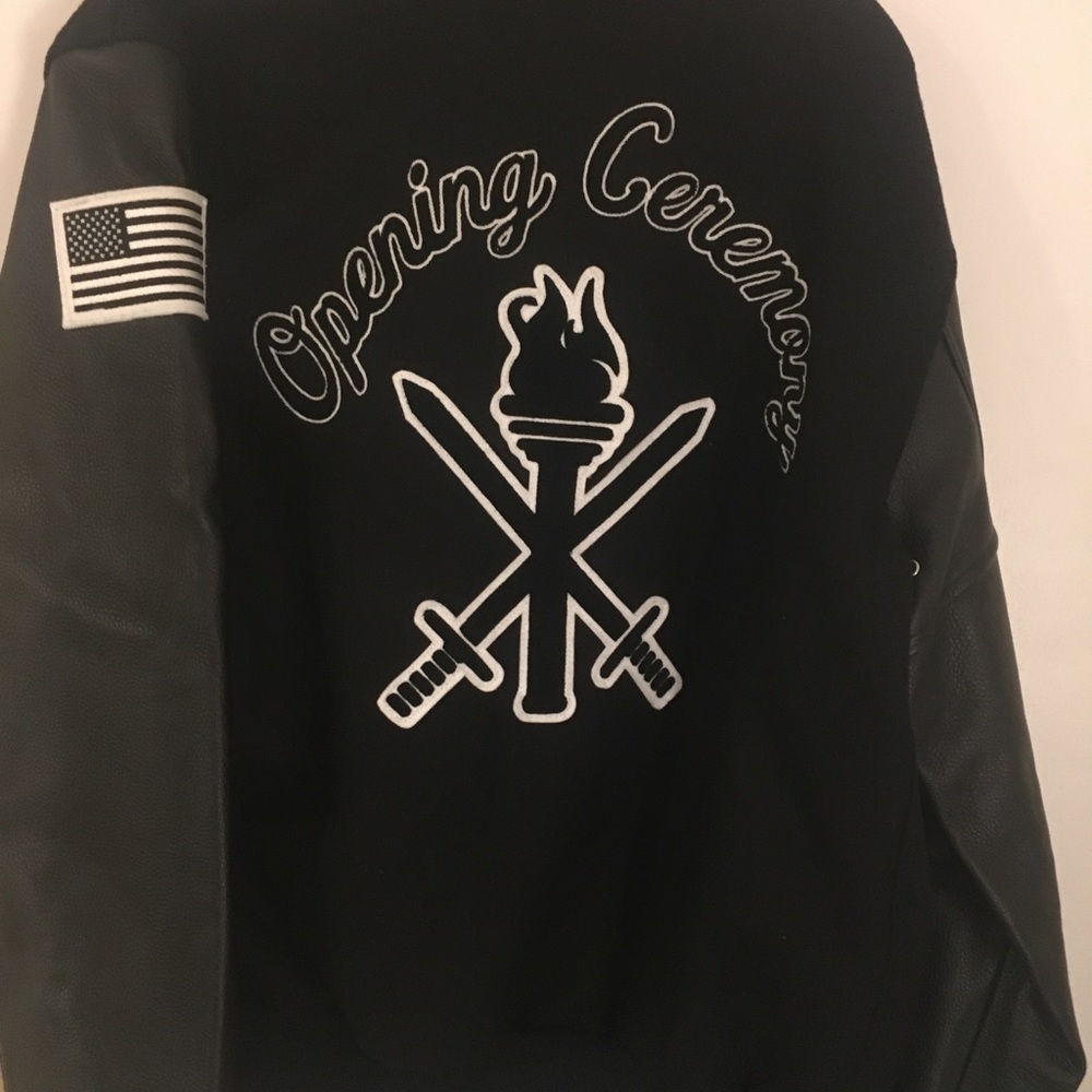 *SOLD*Opening Ceremony varsity leather jacket